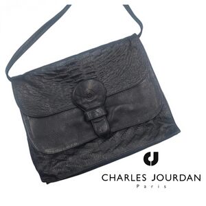 Vintage Charles Jourdan Croc Leather Convertible Bag